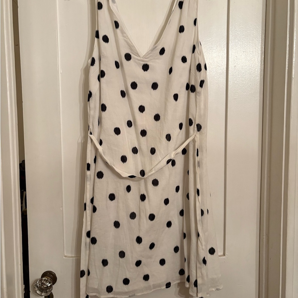 A New Day Polka Dot Sleeveless Dress NWT